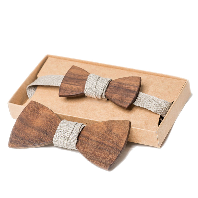 Wooden bow tie NATIONAL