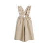 Culotte pants with frill strap SAND