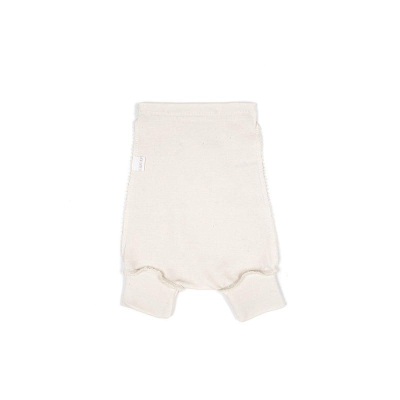 Organic cotton diaper pants ECRU
