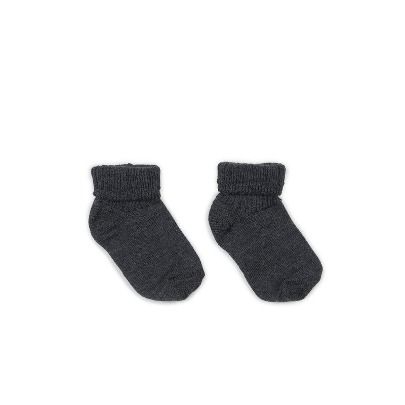 Socken aus Merinowolle ANTHRACITE