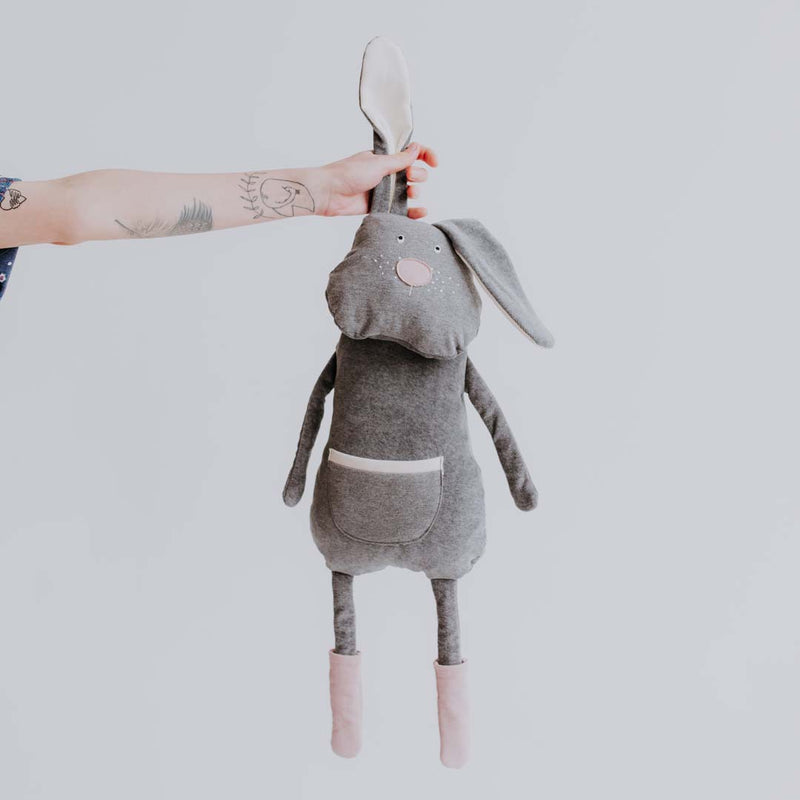 Organic soft toy/backpack BUNNY